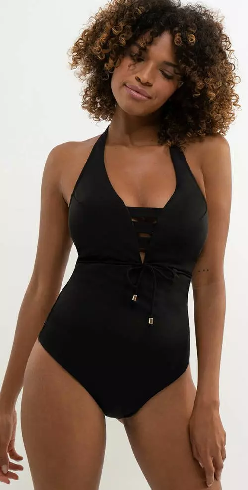 Damski jednoczęściowy kostium kąpielowy Dorina Valencia Black