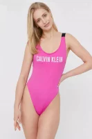 Calvin Klein damski jednoczęściowy sportowy strój kąpielowy w kolorze różowym