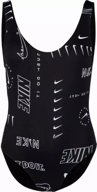 Damski stylowy strój jednoczęściowy sportowy do pływania Nike MULTI LOGO